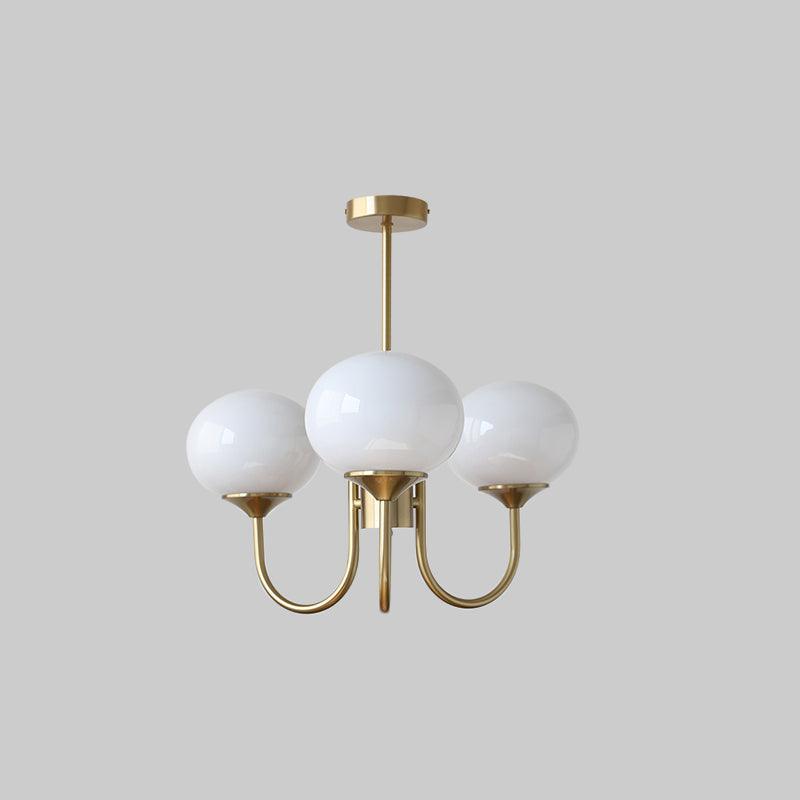 Stylish ambient light: glass sphere pendant for modern homes.