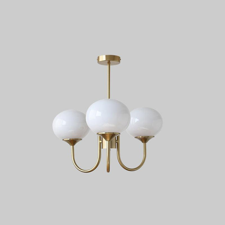 Stylish ambient light: glass sphere pendant for modern homes.