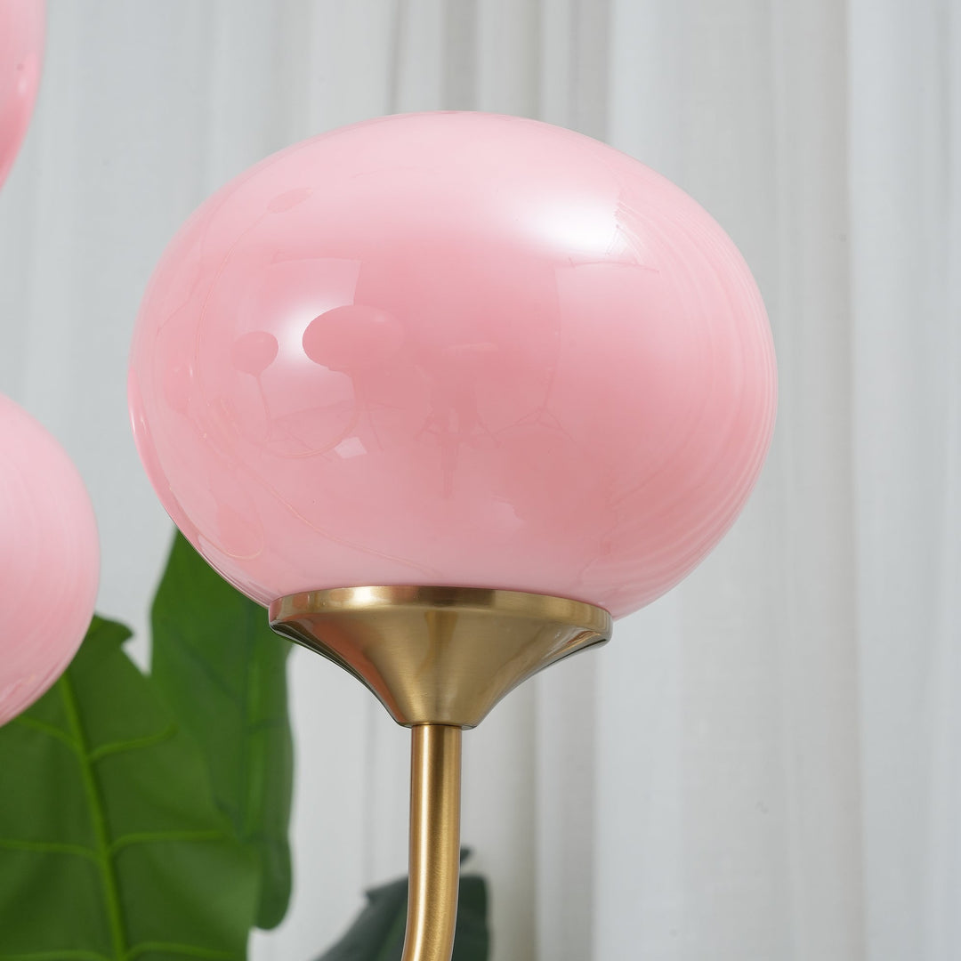 Elegant glass sphere ceiling light, perfect for subtle decor.
