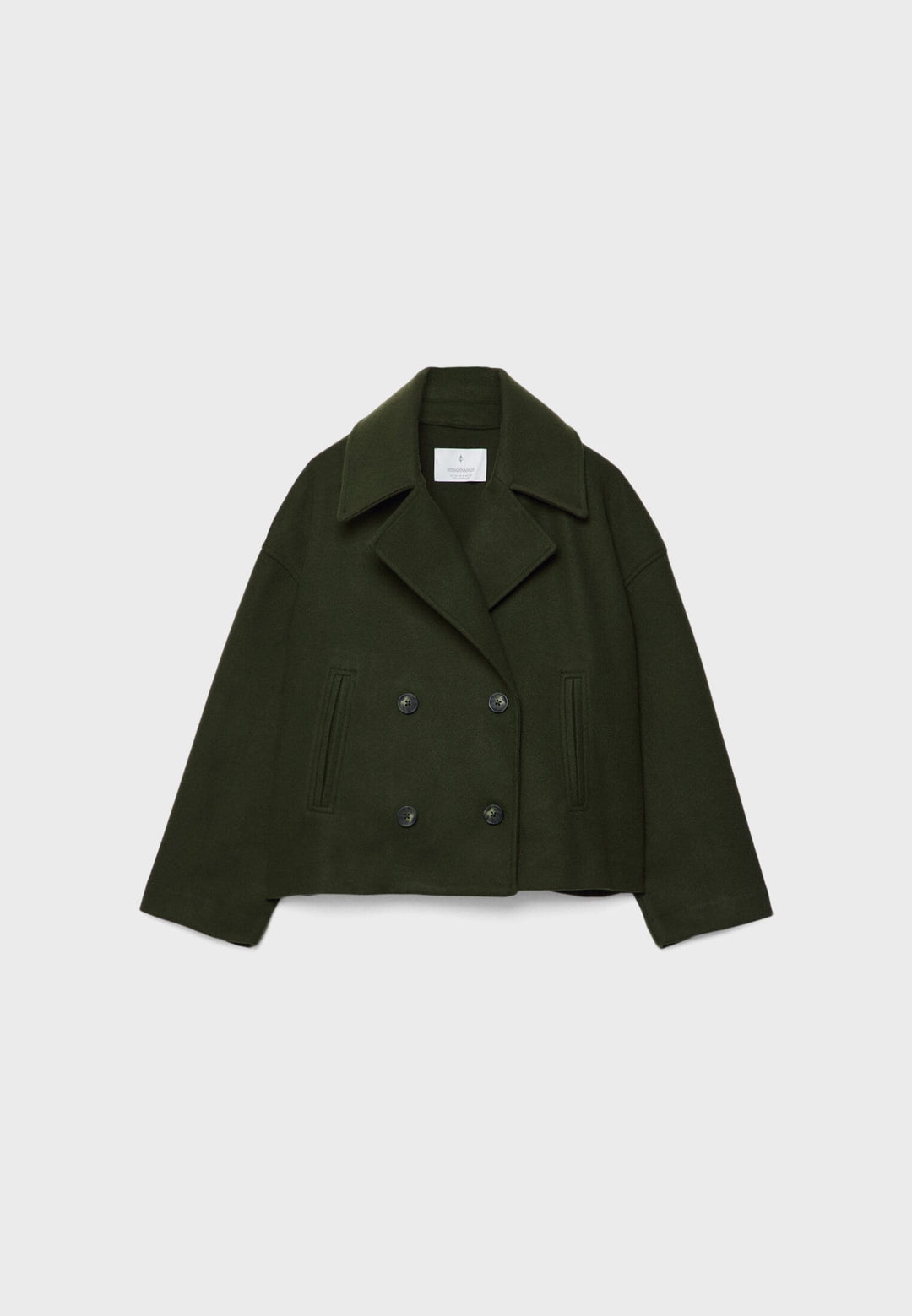 Elegant lightweight double-breasted women's summer jacket. Essential chic warm-weather outerwear.