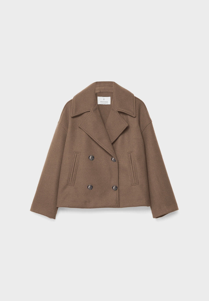 Versatile women's elegant lightweight double-breasted summer jacket. Effortlessly styled for any look.