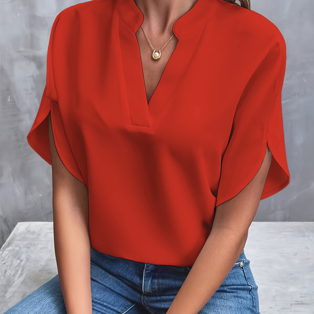 Stylish flowy blouse for women, ideal for spring & summer fashion.