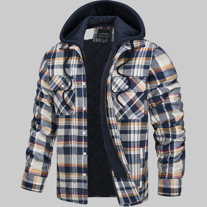 Elegant men's autumn jacket, perfect fall outerwear. Versatile & stylish for men's fashion, suitable for casual or smart casual.