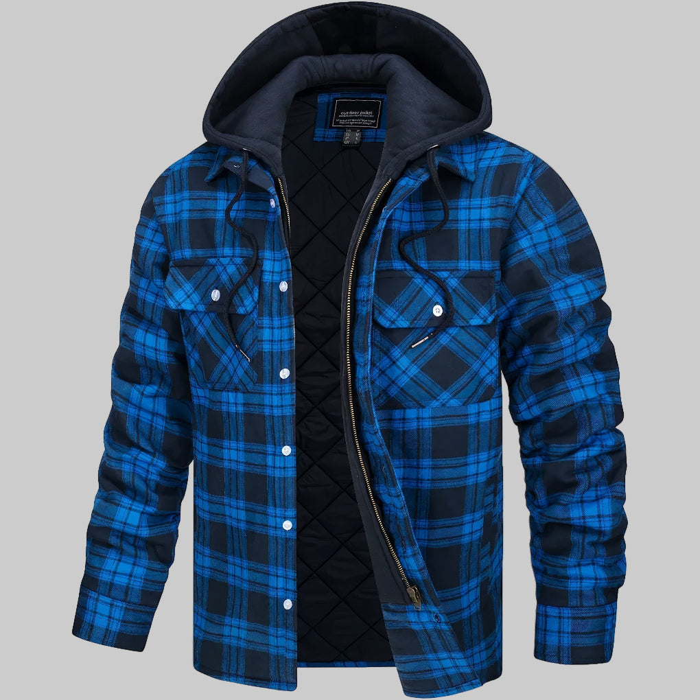 Durable men's autumn zipper jacket, essential fall outerwear. Stylish & versatile men's coat for smart casual layering.