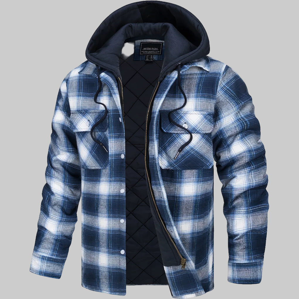 Versatile men's autumn jacket, ideal elegant fall outerwear. Perfect for men's smart casual fashion & stylish layering.