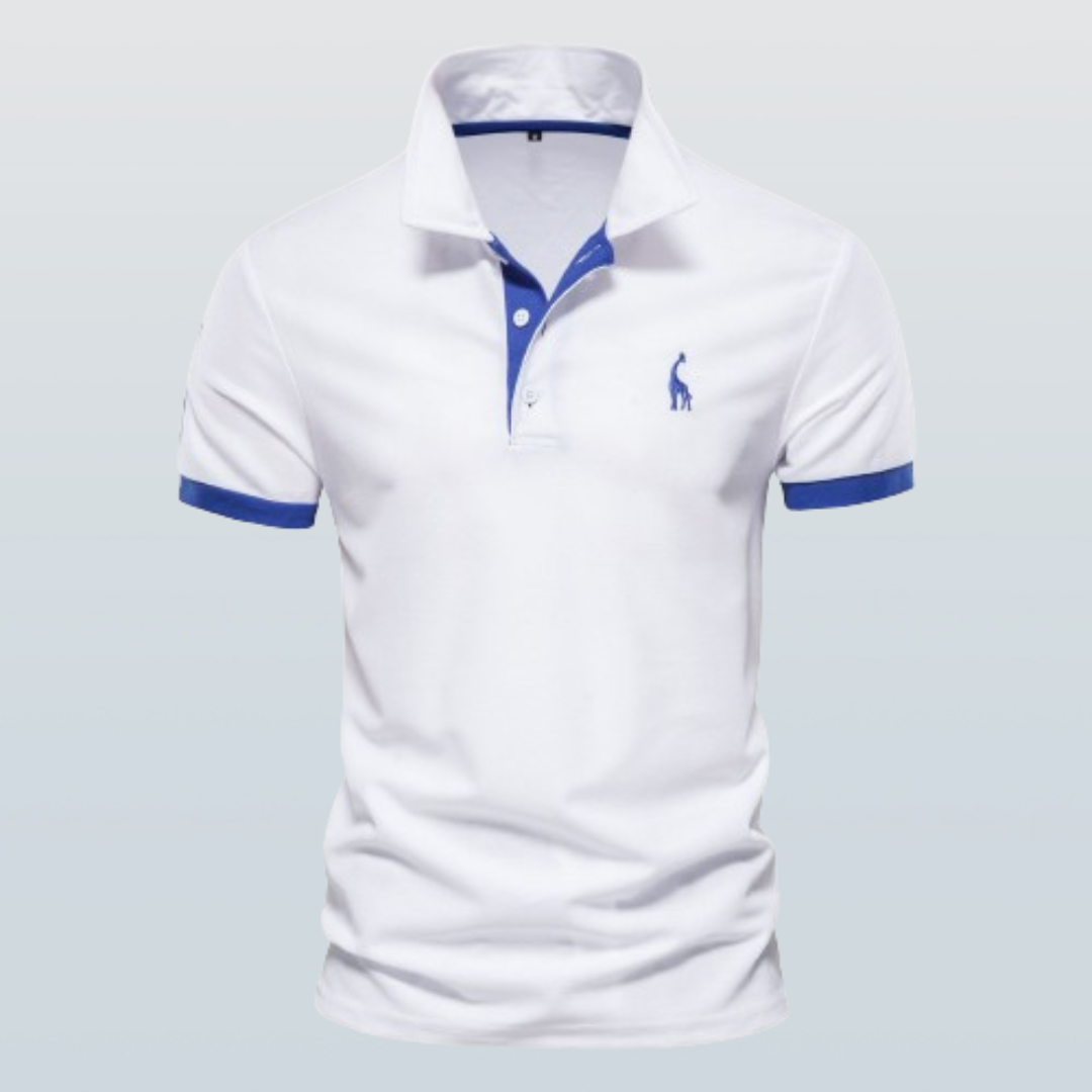 Comfortable men's classic polo shirt for versatile daily wear. Short sleeve, elegant design.