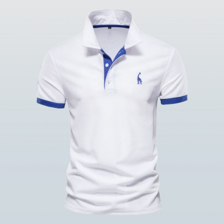 Comfortable men's classic polo shirt for versatile daily wear. Short sleeve, elegant design.