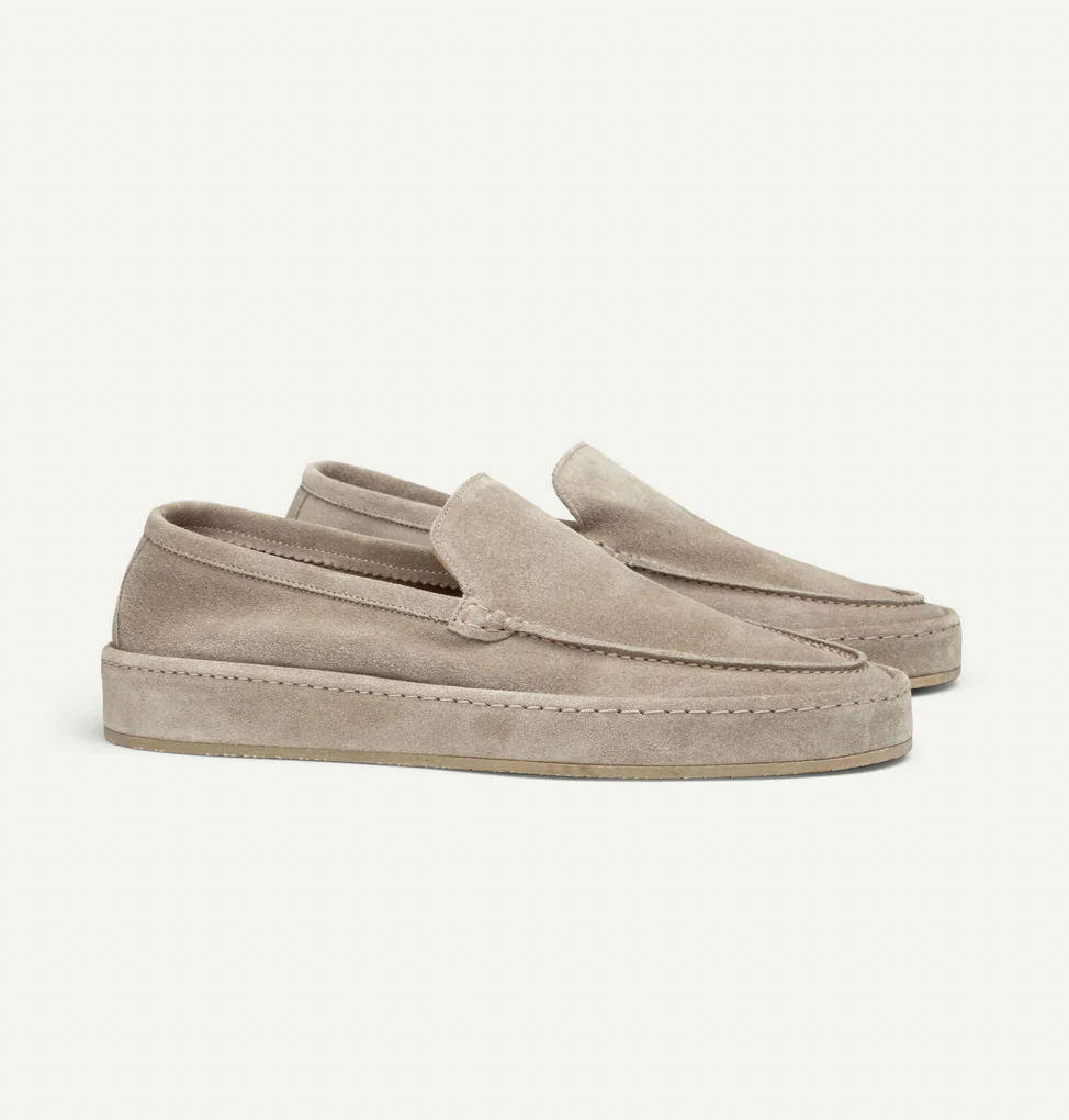 Sophisticated men's slip-on loafers, designed for smart casual wear with cushioned comfort & elegant style.