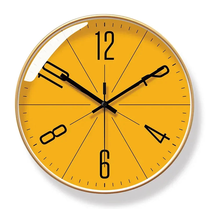 TimeWisp elegant wooden wall clock. Silent mechanism creates a quiet, relaxing atmosphere for stylish home decor.
