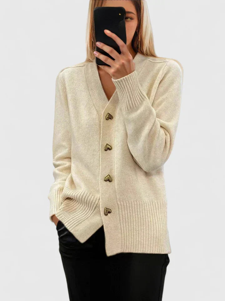 Stylish women's long sleeve open front cardigan, a must-have elegant layering knitwear.