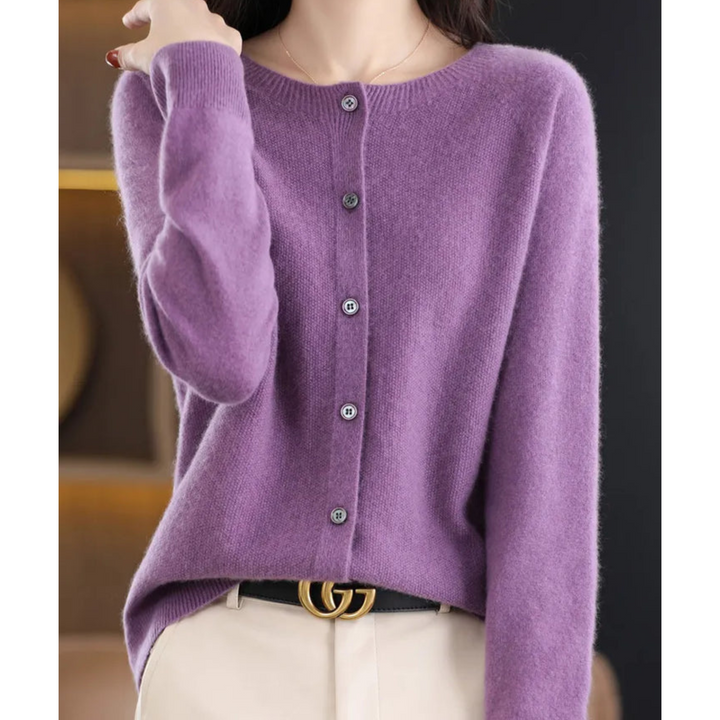 Stylish women's open front cardigan sweater, an elegant and cozy layering piece for all seasons.