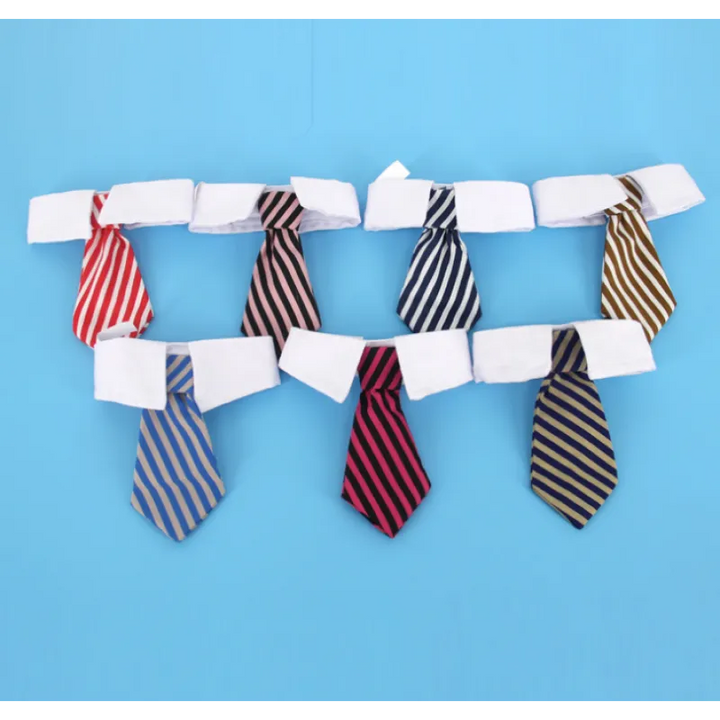 Make your pet elegant with this stylish tie collar. A fashionable accessory for dogs & cats.