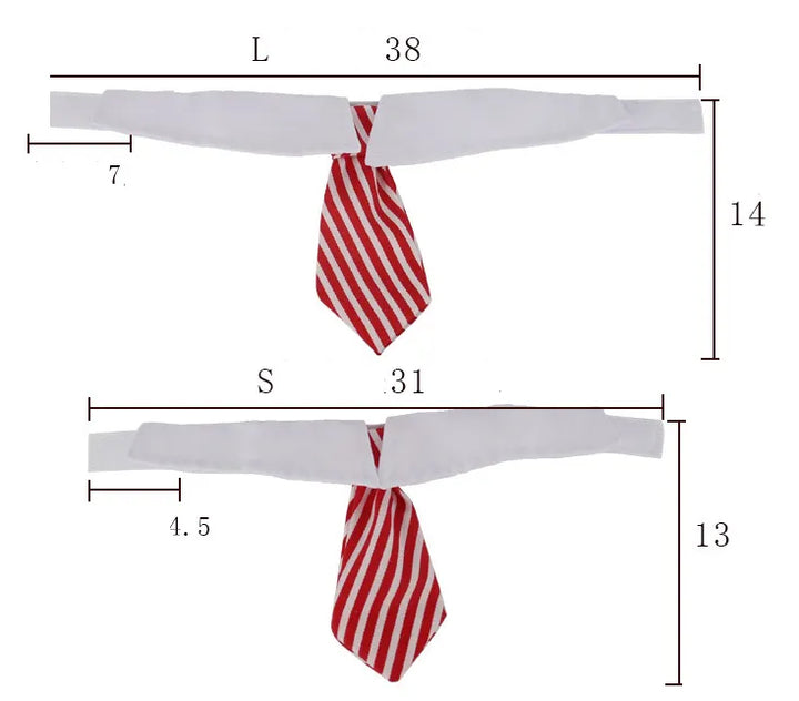 Stylish pet collar with a chic tie for elegant dogs & cats. Premium pet fashion accessory.