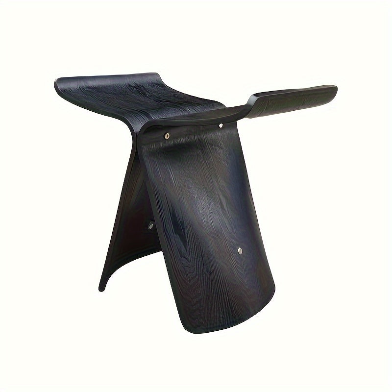 Living room solid wood Butterfly Stool. Elegant, timeless design, perfect home accent furniture for entrance.