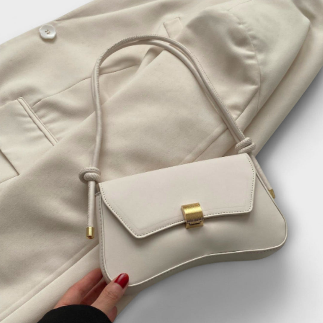 Fashionable women's accessory: terracotta chic shoulder bag