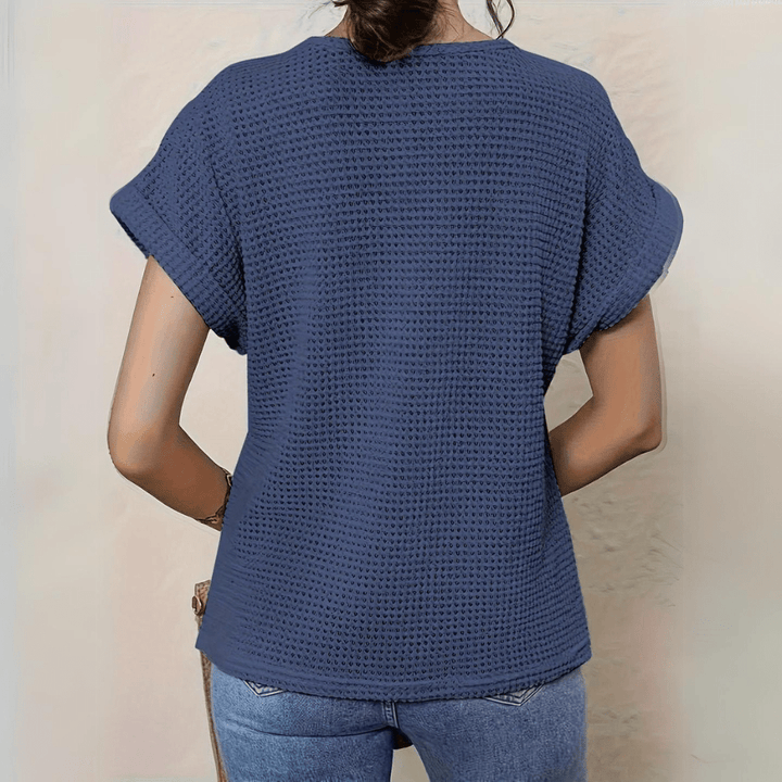 Women's white long sleeve blouse featuring intricate lace, versatile casual or formal top