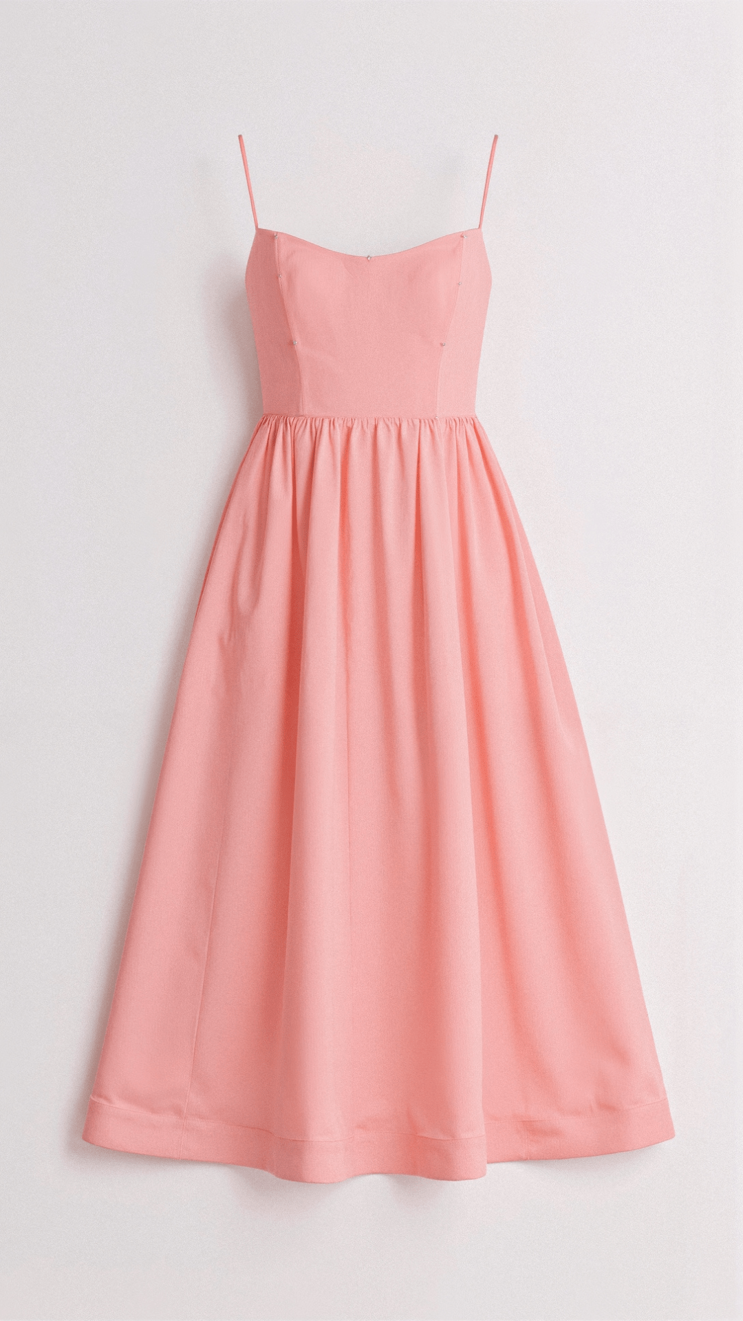 Casual yet elegant women's A-line midi dress with Ascot neck, great for summer days
