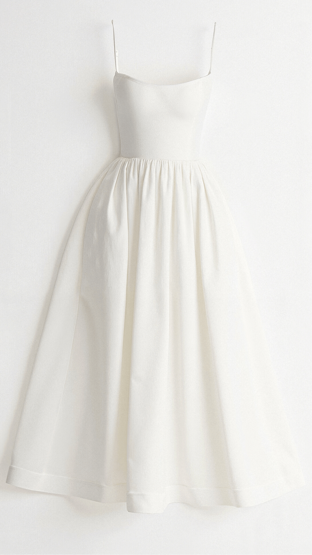 Summer-ready A-line midi dress with an Ascot neck, a must-have for women's sophisticated wardrobe