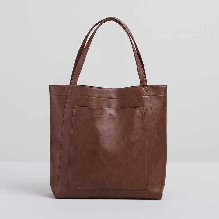 Versatile women's faux leather shoulder bag, a chic handbag suitable for work and everyday elegance.