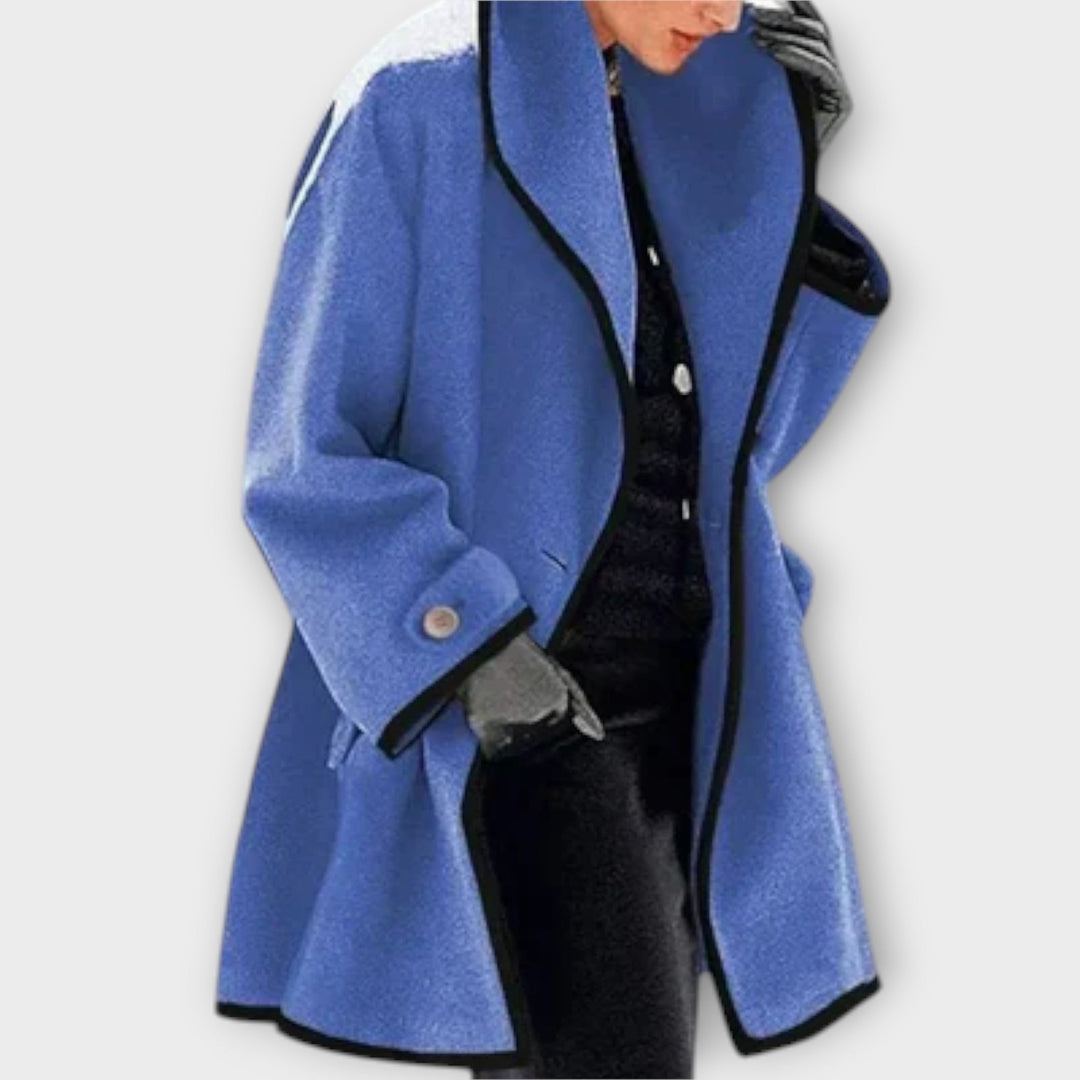 Sophisticated women's trench coat featuring a belt, a versatile classic outerwear for autumn.