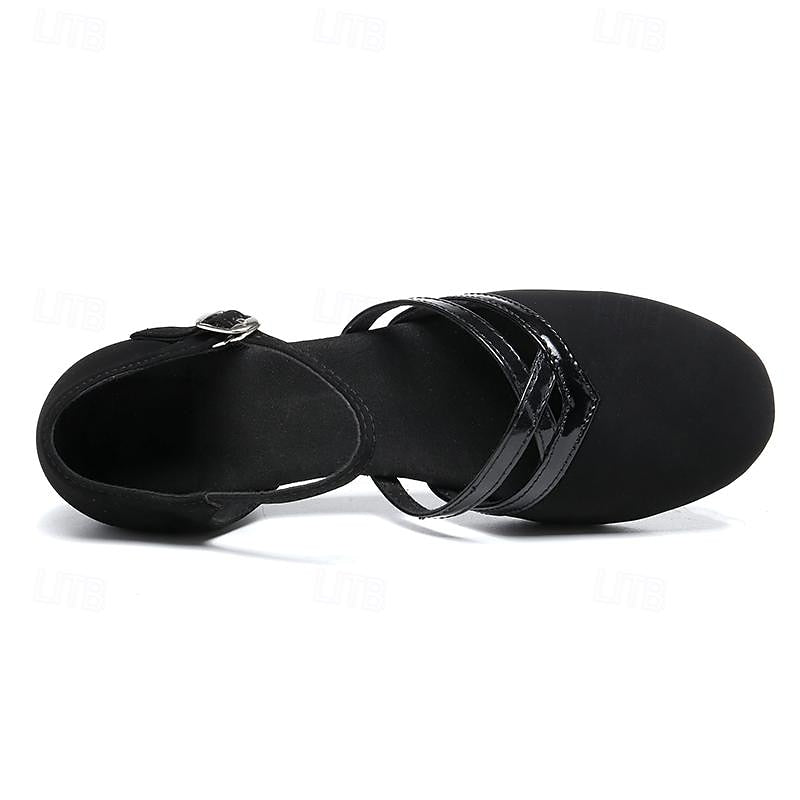 Sophisticated women's dance heels with secure straps, ideal for formal and summer events