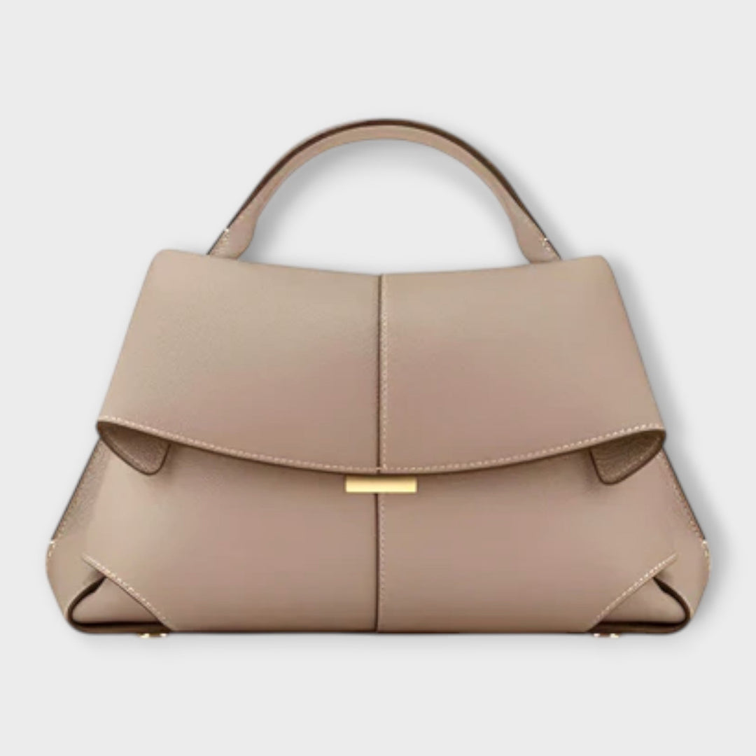 Structured women's top handle handbag, a versatile fashion accessory and shoulder bag.