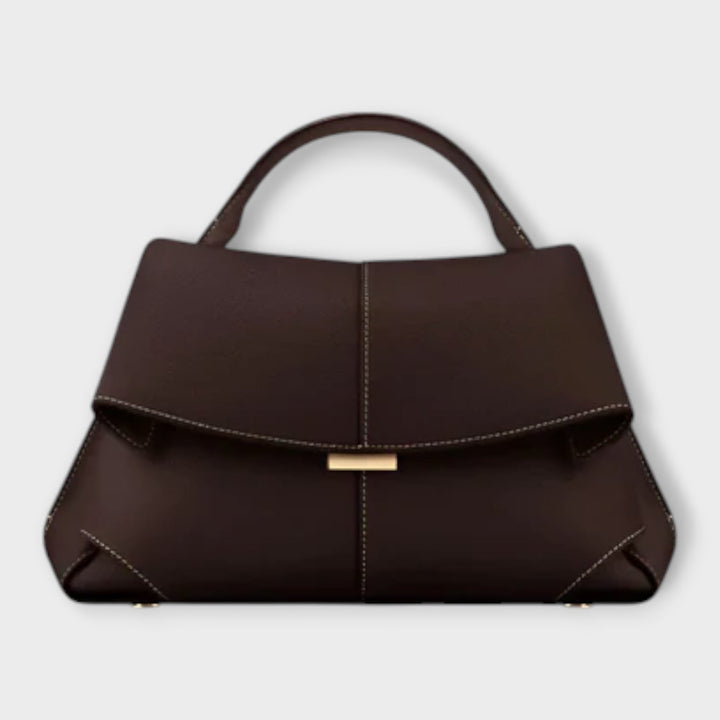 Sophisticated women's black top handle bag, a timeless accessory suitable for any occasion.