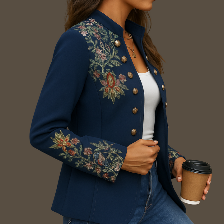 New women's tweed cardigan jacket, perfect elegant winter style workwear