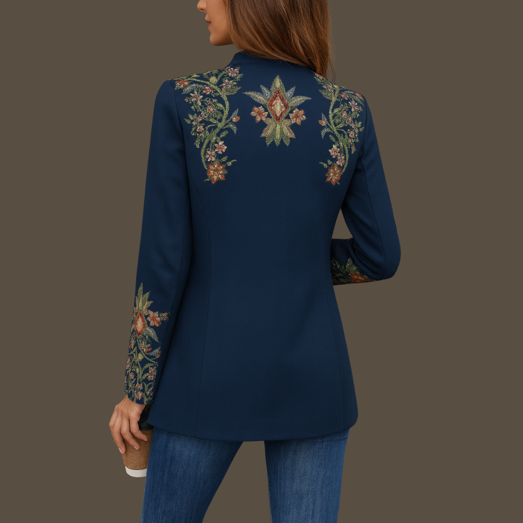 Chic polyester tweed cardigan jacket for women, ideal for fall and winter fashion