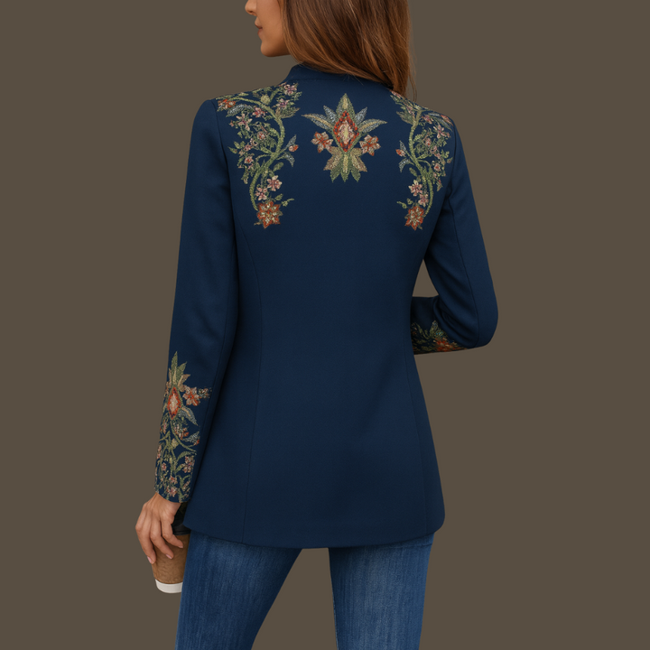 Chic polyester tweed cardigan jacket for women, ideal for fall and winter fashion