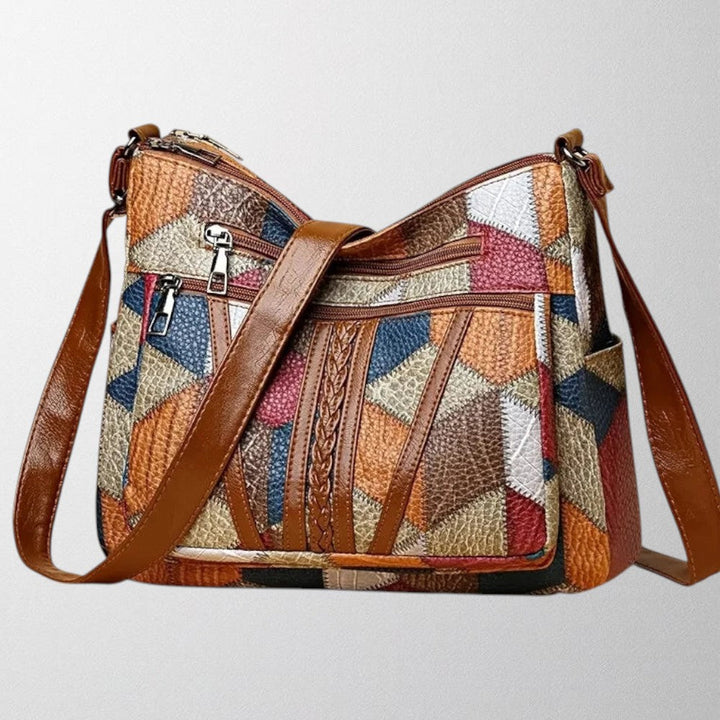 Elegant women's faux leather shoulder bag, perfect for daily use and fashion accessory.