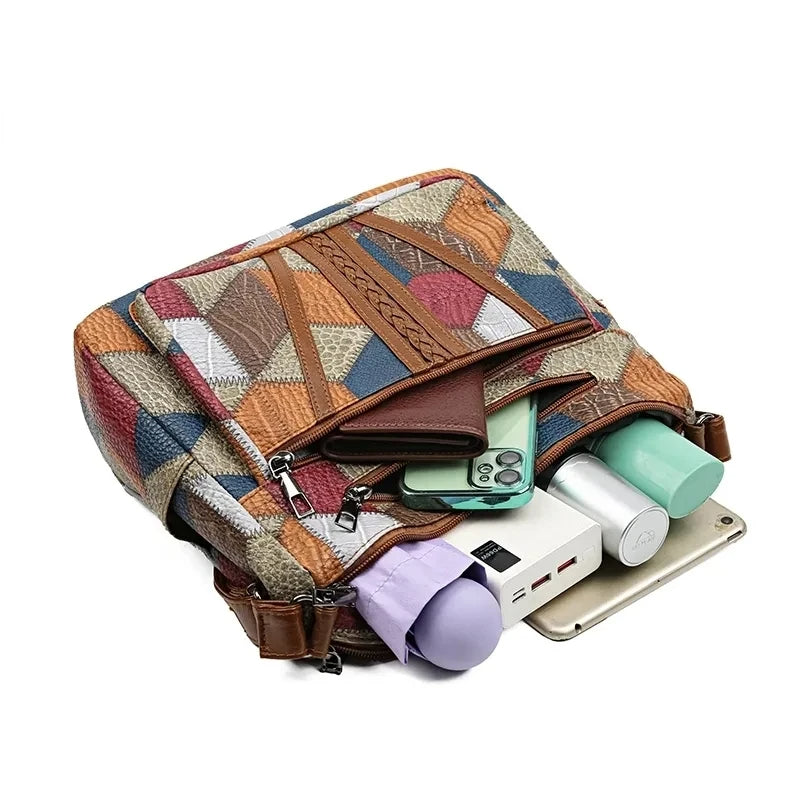 Stylish faux leather women's shoulder bag, designed for elegance and daily use.