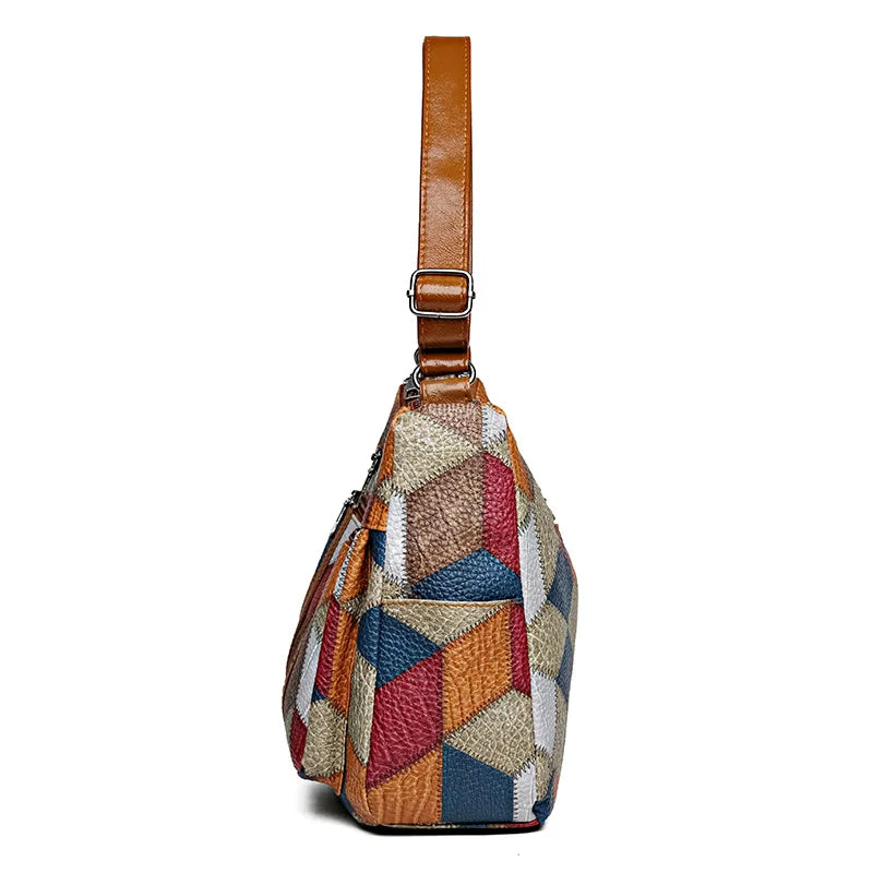 Elegant women's faux leather purse, perfect for adding style to any outfit.