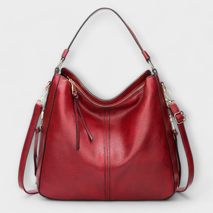 Casual yet sophisticated women's faux leather shoulder bag, enhancing any outfit