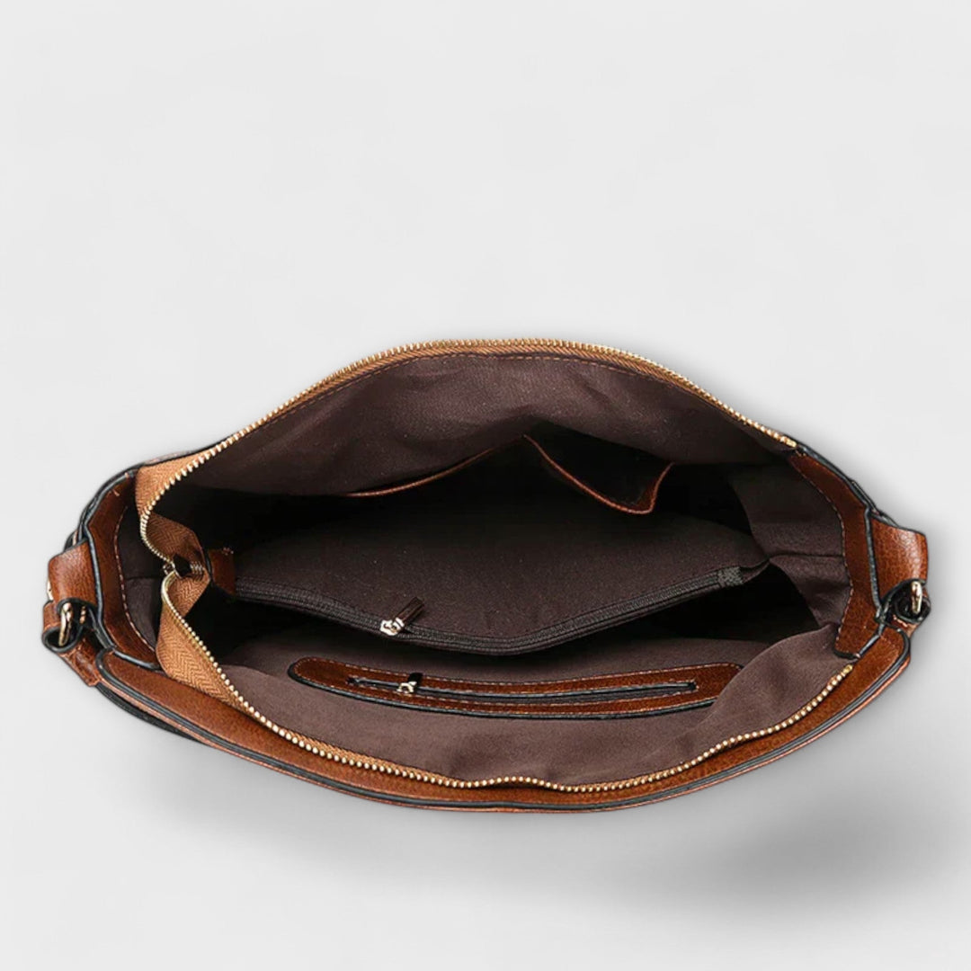 Fashionable women's handbag in faux leather, designed for comfort and style