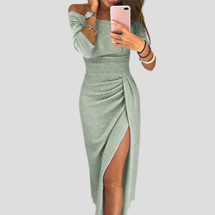 Beautiful women's day to night dress: a flowy floral midi with cap sleeves and discrete pockets