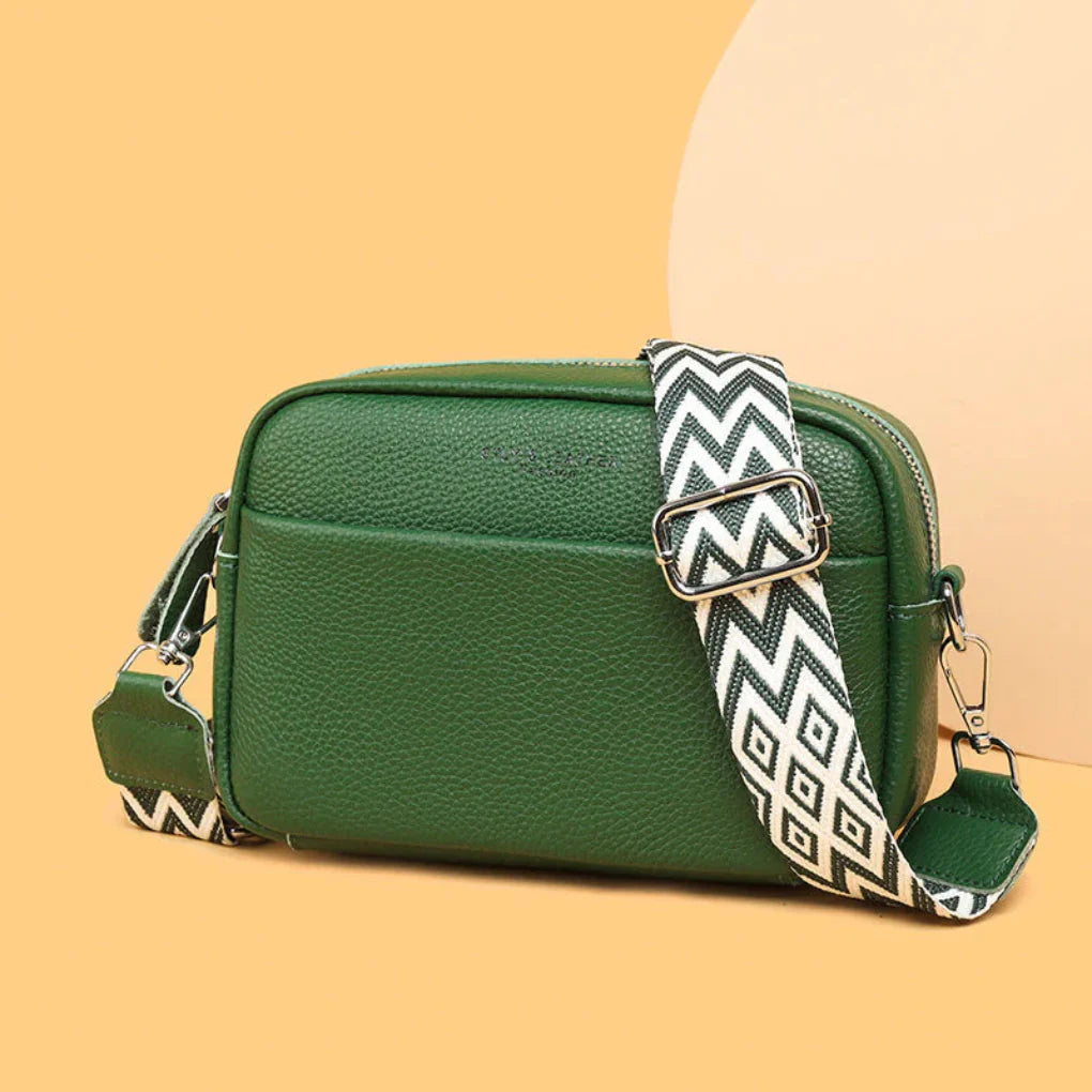 New genuine leather women's handbag, featuring a chic design and durable construction for daily use.