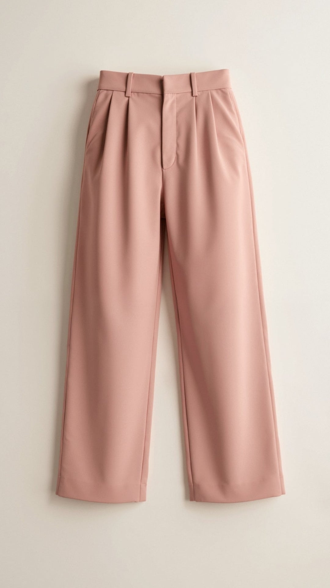 Fashionable women's high waisted wide leg trousers with pockets, practical and chic