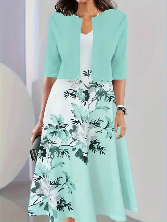 Flowing women's long maxi dress, offering comfort and elegance for evening wear