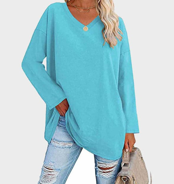 Everyday essential women's sweater, long sleeve comfort & chic style.