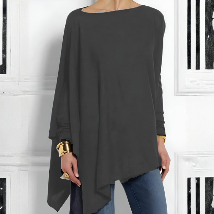 Chic women's elegant long sleeve top, perfect for versatile styling