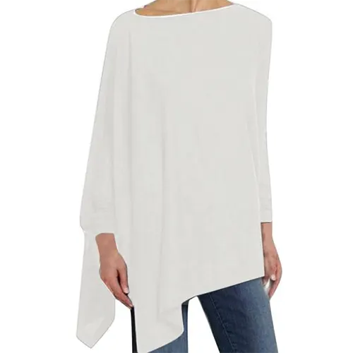 Elegant women's top with long sleeves, breathable fabric, new collection