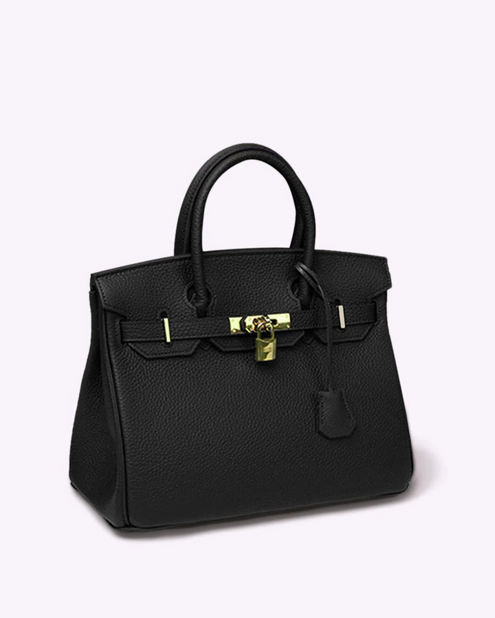 Luxury women's leather shoulder bag. Elegant tote purse, ideal for work, travel, and daily wear.