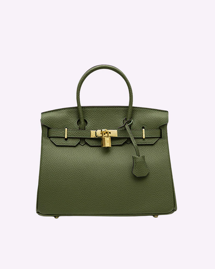 Premium women's leather tote handbag, sleek & elegant for professional work or stylish travel.