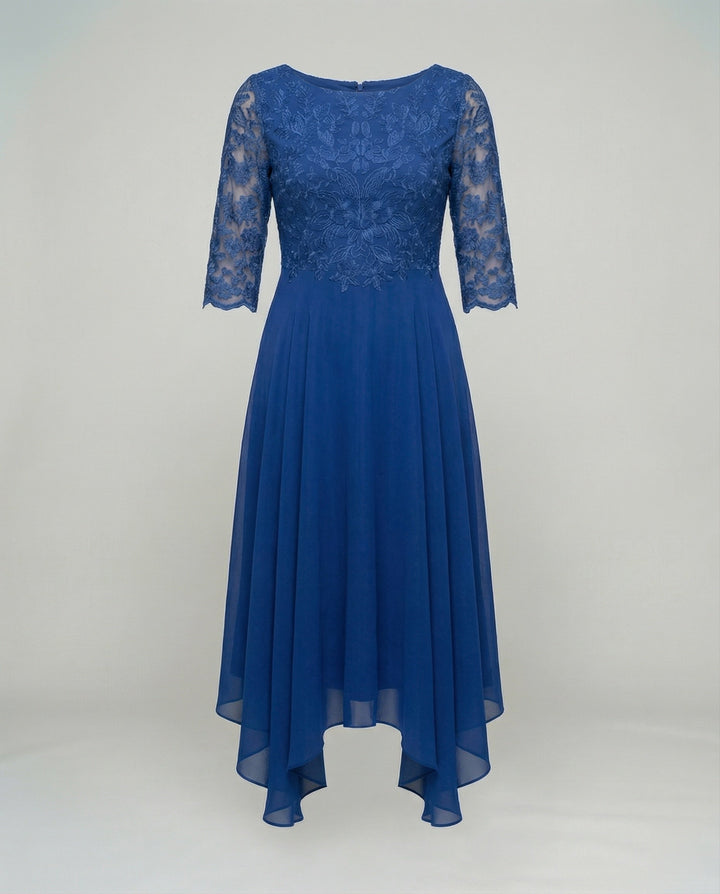 Beautiful women's midi dress, the ultimate elegant choice for wedding guests & formal gatherings.