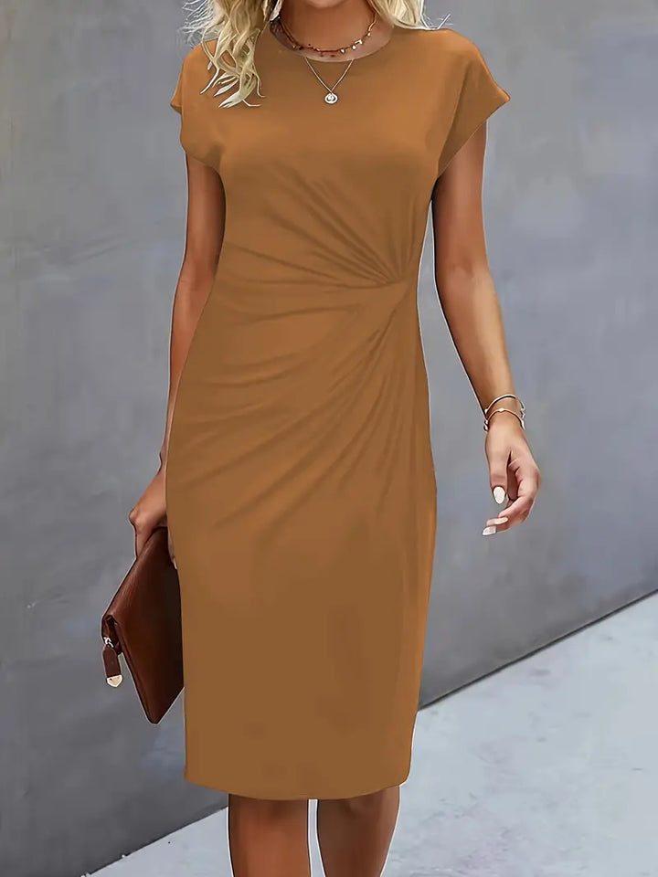 Versatile women's midi dress, an elegant wardrobe staple for any season's fashion.