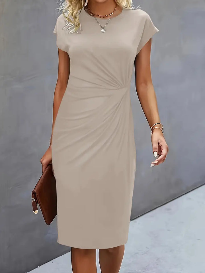Women's classic midi dress, a wardrobe staple with an elegant and versatile cut.