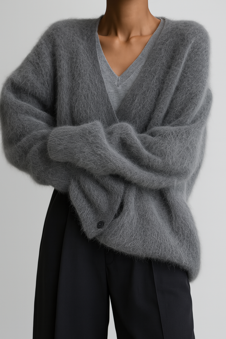 New3 women's casual nylon cardigan, soft knit, light layering, button-front, perfect for everyday.