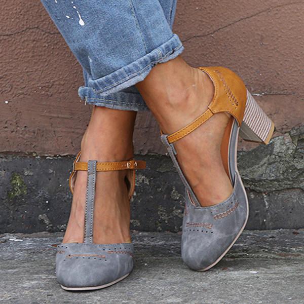 Close-up of women's orthopedic heels, showcasing arch support and quality craftsmanship