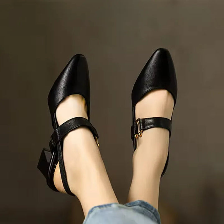 Women's supportive orthopedic heels ensuring comfort, reducing foot pain & improving posture. Ideal elegant footwear.